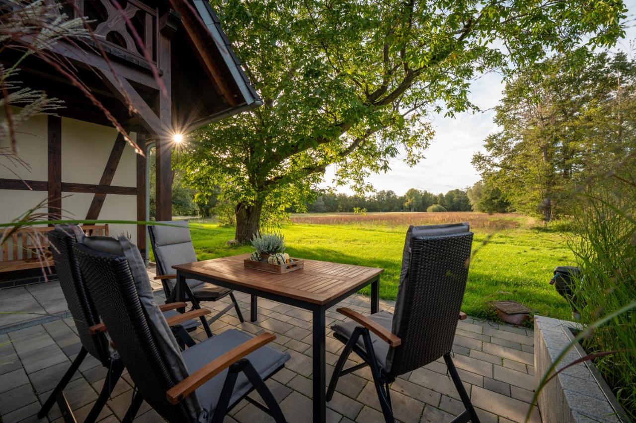 Ferienwohnung Rehblick Spreewaldferien-Burg Burg  Buitenkant foto