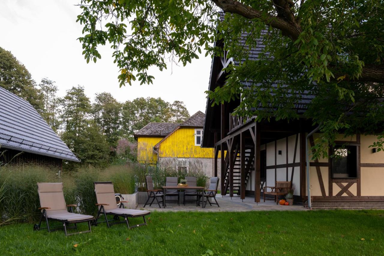 Ferienwohnung Rehblick Spreewaldferien-Burg Burg  Buitenkant foto