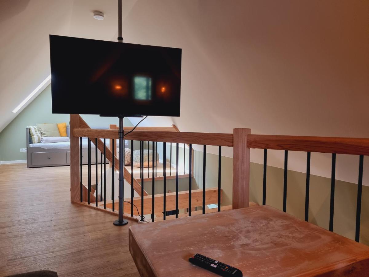 Ferienwohnung Rehblick Spreewaldferien-Burg Burg  Buitenkant foto